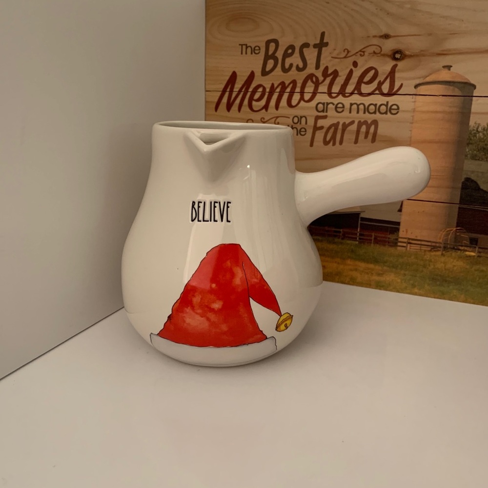 Rae Dunn Believe Cocoa pot